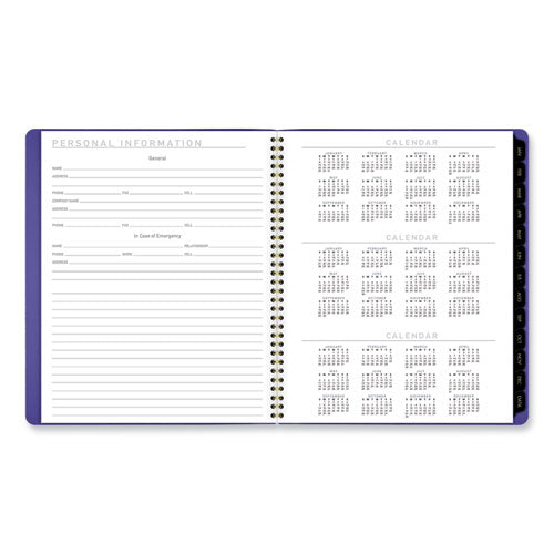 Image of AT-A-GLANCE® Contemporary Monthly Planner, 11.38 x 9.63, Purple Cover, 12-Month (Jan to Dec): 2025