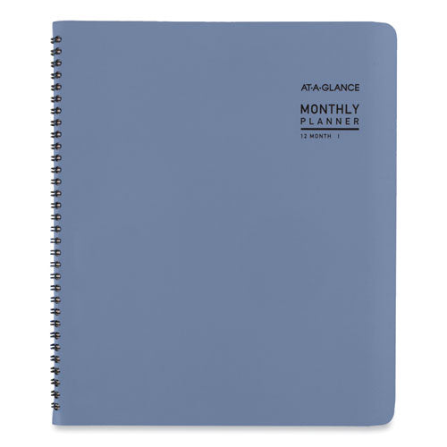 Image of AT-A-GLANCE® Contemporary Monthly Planner, 11.38 x 9.63, Blue Cover, 12-Month (Jan to Dec): 2025