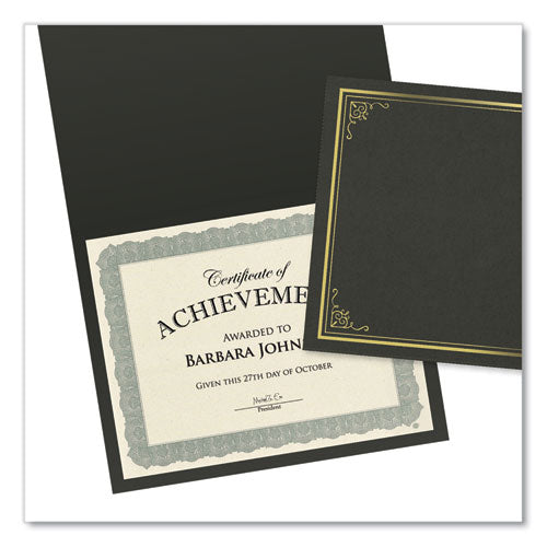 Image of Geographics® Award Certificates, 8.5 x 11, Natural with Silver Braided Border. 15/Pack
