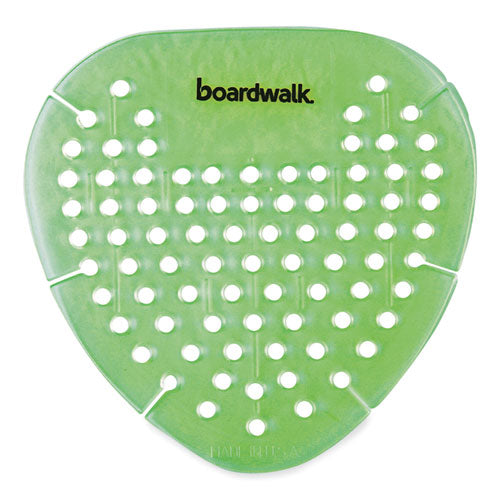 Image of Boardwalk® Gem Urinal Deodorizer Screen, Herbal Mint Scent, Green, 12/Box