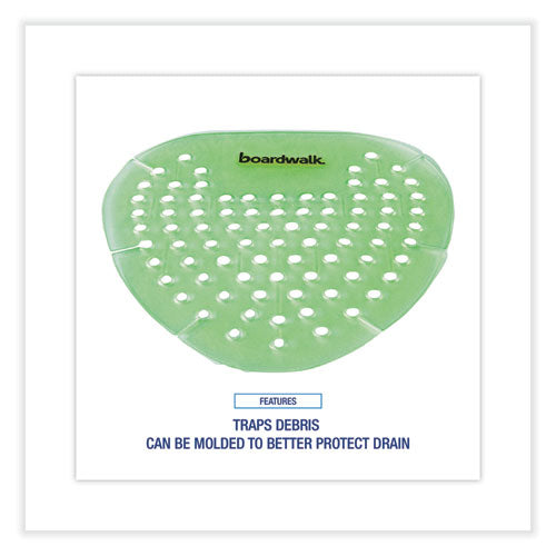 Image of Boardwalk® Gem Urinal Deodorizer Screen, Herbal Mint Scent, Green, 12/Box