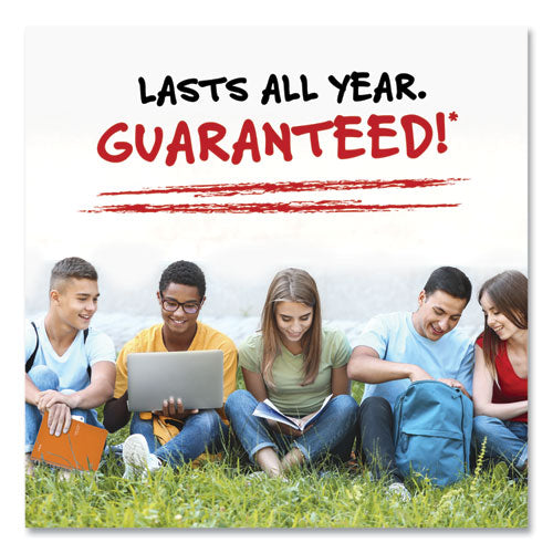 Image of Five Star® Reinforced Filler Paper Plus Study App, 3-Hole, 8.5 x 11, College Rule, 80/Pack