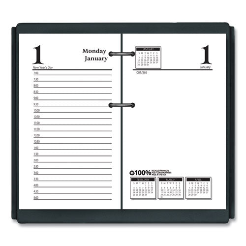 Image of House of Doolittle Economy Daily Desk Calendar Refill, 3.5 x 6, White Sheets, 12-Month (Jan to Dec): 2025