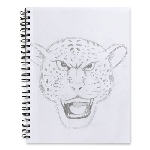 Image of Pacon® UCreate Poly Cover Sketch Book, 43 lb Cover Paper Stock, Black Cover, (75) 12 x 9 Sheets