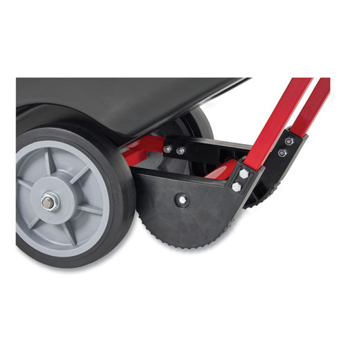 Image of Rubbermaid® Commercial 1 cu yd BRUTE Rotomolded Tilt Truck, 1,250 lb Capacity, Black