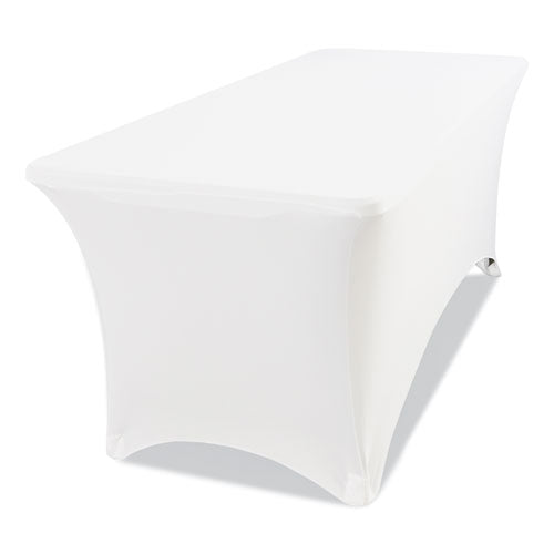 Image of Iceberg iGear Fabric Table Cover, Polyester, 30 x 72, White
