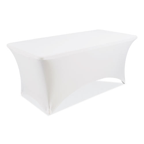 Image of Iceberg iGear Fabric Table Cover, Polyester, 30 x 72, White