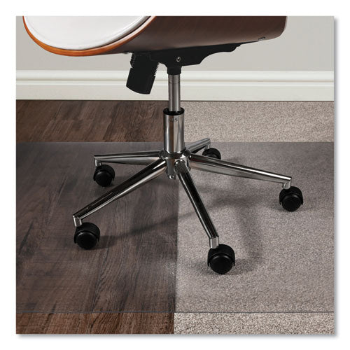 Image of deflecto® SuperGrip Chair Mat, Rectangular, 48 x 36, Clear, Ships Rolled