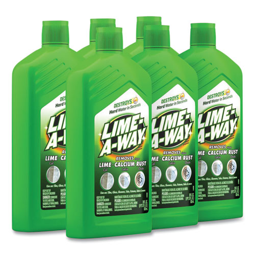 Image of LIME-A-WAY® Lime, Calcium and Rust Remover, 28 oz Bottle, 6/Carton