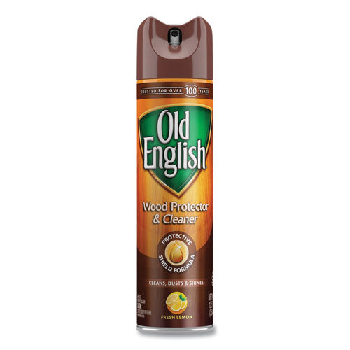 Image of OLD ENGLISH® Furniture Polish, Fresh Lemon Scent, 12.5 Oz Aerosol Spray