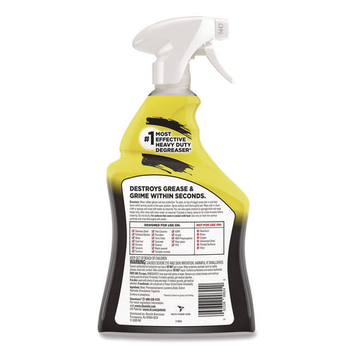 Image of EASY-OFF® Heavy Duty Cleaner Degreaser, 32 Oz Spray Bottle, 6/carton