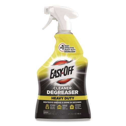 Image of EASY-OFF® Heavy Duty Cleaner Degreaser, 32 Oz Spray Bottle, 6/carton