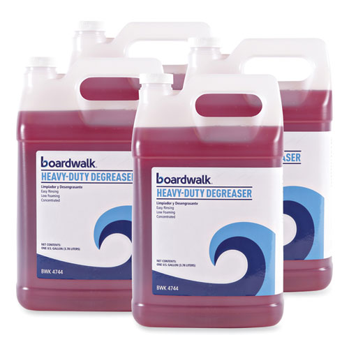Image of Boardwalk® Heavy-Duty Degreaser, 1 Gallon Bottle, 4/carton