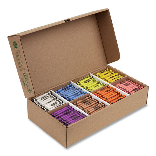 Image of Crayola® Classpack Regular Crayons, 8 Colors, 800/box