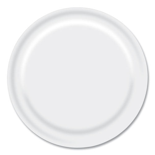 Image of Boardwalk® Paper Dinnerware, Plate, 9" dia, White, 1,000/Carton
