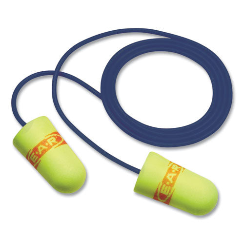 Image of 3M E-A-Rsoft Metal Detectable Soft Foam Earplugs, 32 dB NRR, Yellow, 200/Box