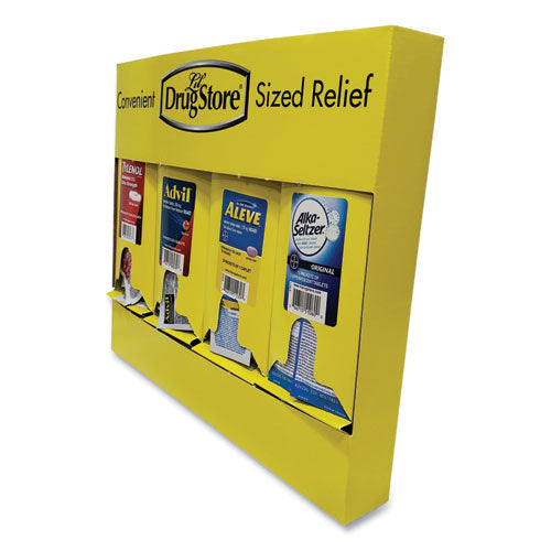 Image of Lil' Drugstore® Single-Dose Medicine Dispenser, 105-Pieces, Plastic Case, Yellow