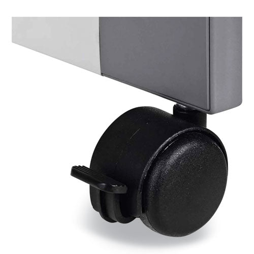 Image of Durable® Flexible Multi-Functional Cart for Office Storage, Wood, 6 Shelves, 20.79 x 23.31 x 29.45, White