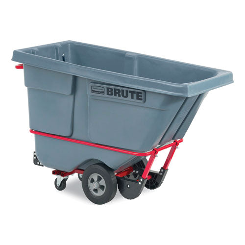 Image of Rubbermaid® Commercial 0.5 cu yd BRUTE DURATILT Frame Tilt Truck, Standard Duty, 850 lb Capacity, Gray