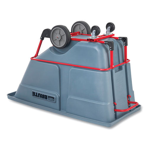 Image of Rubbermaid® Commercial 1 cu yd BRUTE DURATILT Frame Tilt Truck, Heavy Duty, 2,100 lb Capacity, Gray