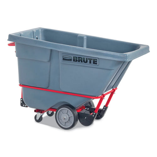 Image of Rubbermaid® Commercial 0.5 cu yd BRUTE DURATILT Frame Tilt Truck, Heavy Duty, 1,400 lb Capacity, Gray
