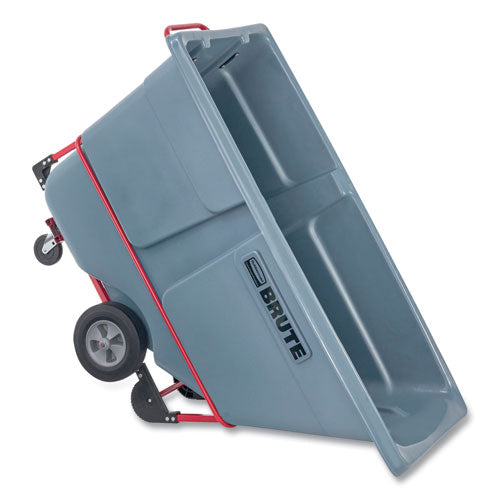 Image of Rubbermaid® Commercial 1 cu yd BRUTE DURATILT Frame Tilt Truck, Standard Duty, 1,200 lb Capacity, Gray