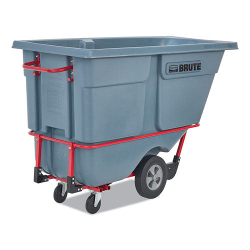 Image of Rubbermaid® Commercial 1 cu yd BRUTE DURATILT Frame Tilt Truck, Standard Duty, 1,200 lb Capacity, Gray