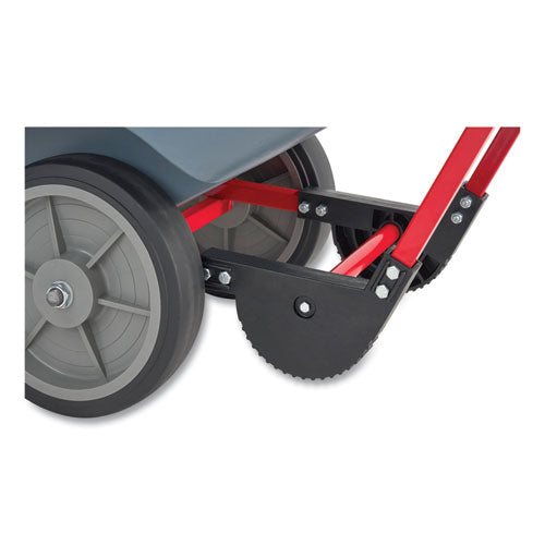 Image of Rubbermaid® Commercial 1 cu yd BRUTE DURATILT Frame Tilt Truck, Heavy Duty, 2,100 lb Capacity, Gray