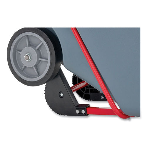 Image of Rubbermaid® Commercial 0.5 cu yd BRUTE DURATILT Frame Tilt Truck, Heavy Duty, 1,400 lb Capacity, Gray