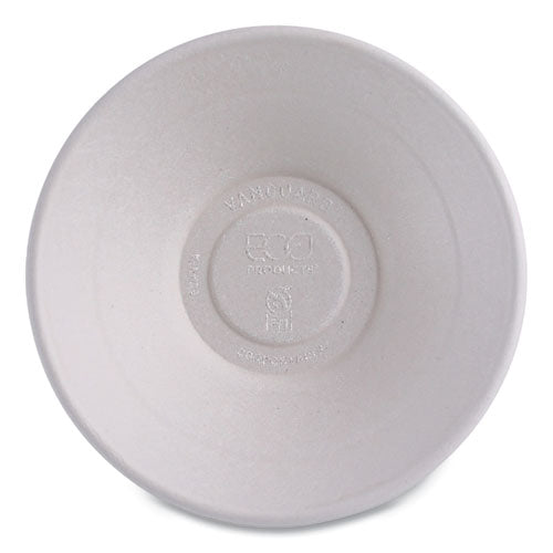 Image of Eco-Products® Vanguard Renewable and Compostable Sugarcane Bowls, 24 oz, White, 400/Carton