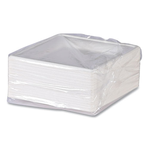 Image of Eco-Products® Vanguard Renewable and Compostable Sugarcane Plates, 6 x 6, White, 500/Carton