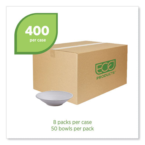 Image of Eco-Products® Vanguard Renewable and Compostable Sugarcane Bowls, 24 oz, White, 400/Carton