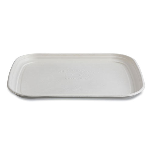Image of Eco-Products® Regalia Sugarcane Servingware, Platter, 13 x 17, White, 100/Carton