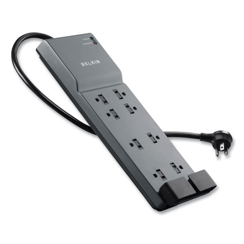 Image of Belkin® Home/Office Surge Protector, 8 AC Outlets, 6 ft Cord, 3,390 J, White
