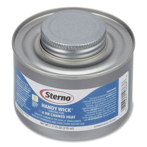 Image of Sterno® Handy Wick Chafing Fuel, Methanol, 6 Hour Burn, 7.11 oz Can, 24/Carton