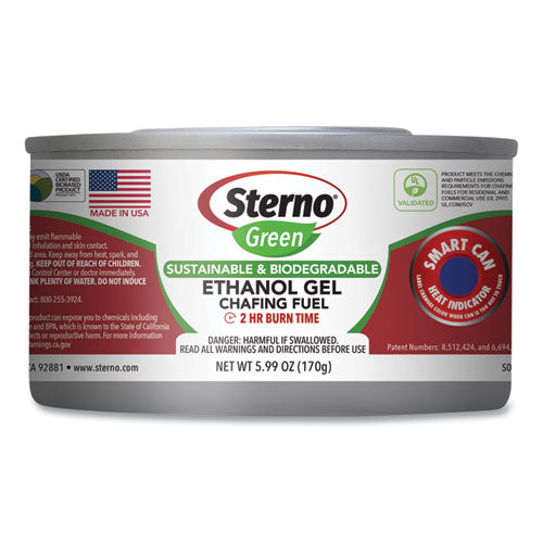 Image of Sterno® Ethanol Gel Chafing Fuel Can, 170 g, 72/Carton