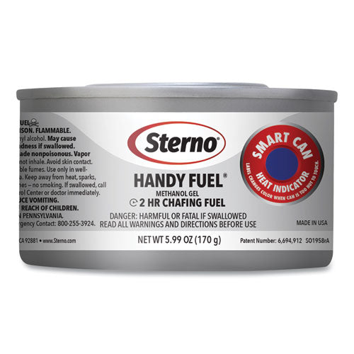 Image of Sterno® Handy Fuel Methanol Gel Chafing Fuel, 2 Hour Burn, 6.7 oz, 72/Carton