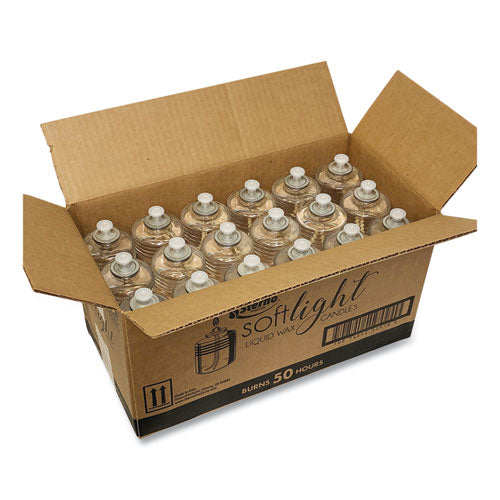 Image of Sterno® Soft Light Liquid Wax, 50 Hour Burn, 126 g, Clear, 36/Carton