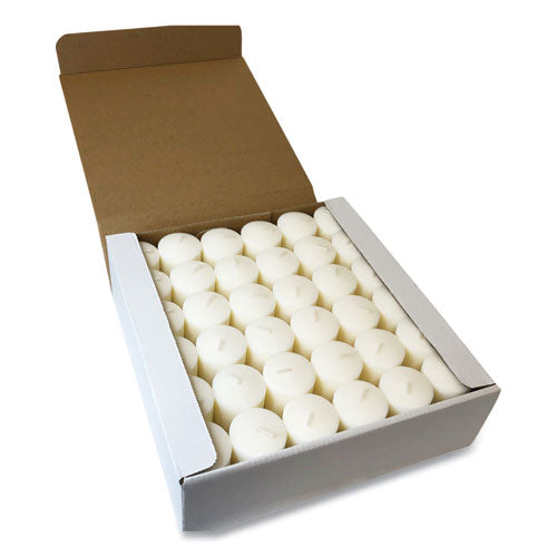 Image of Sterno® Food Warmer Votive Candles, 10 Hour Burn, 1.46"d X 1.33'h, White, 288/carton