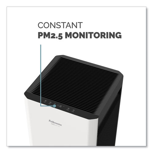 Image of Fellowes® AeraMax SV Air Purifier, 1,500 sq ft Room Capacity, White/Black