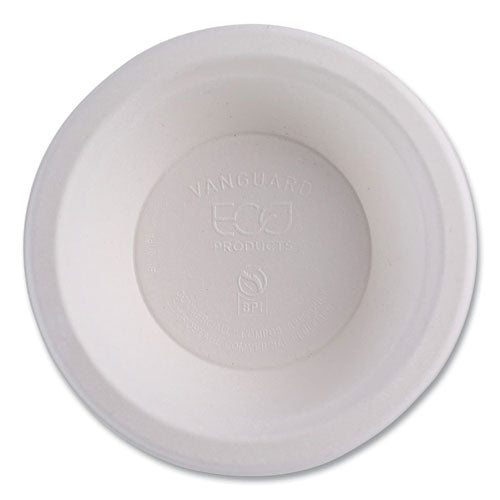 Image of Eco-Products® Vanguard Renewable And Compostable Sugarcane Bowls, 12 Oz, White, 1,000/carton