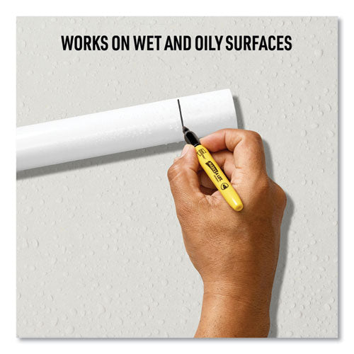 Image of Avery® MARKS A LOT UltraDuty Permanent Markers, Fine Bullet Tip, Black 12/Box