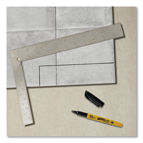 Image of Avery® MARKS A LOT UltraDuty Permanent Markers, Fine Bullet Tip, Black 12/Box