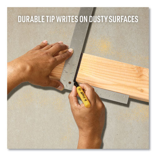 Image of Avery® MARKS A LOT UltraDuty Permanent Markers, Medium Chisel Tip, Black, 12/Box