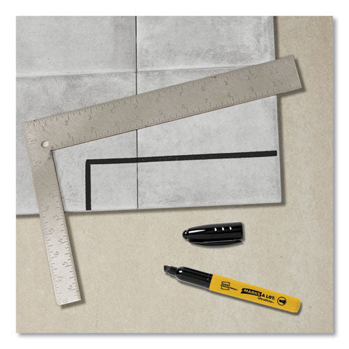 Image of Avery® MARKS A LOT UltraDuty Permanent Markers, Medium Chisel Tip, Black, 12/Box