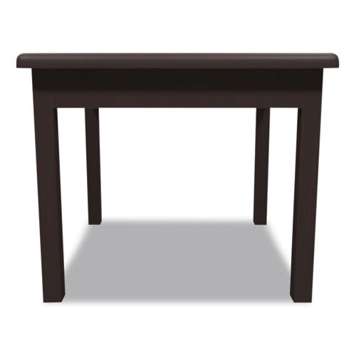 Image of HON® Laminate Occasional Table, Square, 24w X 24d X 20h, Mahogany