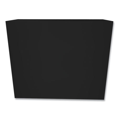 Image of HON® Metal Bookcase, Two-Shelf, 34.5w x 12.63d x 29h, Black