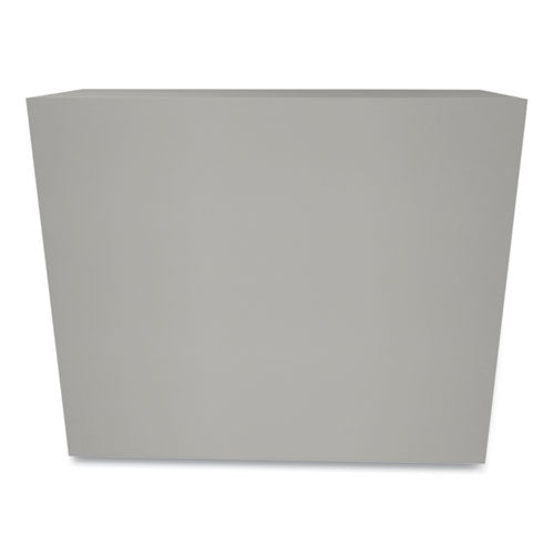 Image of HON® Metal Bookcase, Two-Shelf, 34.5w x 12.63d x 29h, Light Gray