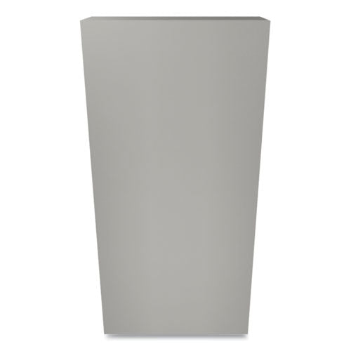 Image of HON® Metal Bookcase, Five-Shelf, 34.5w x 12.63d x 71h, Light Gray