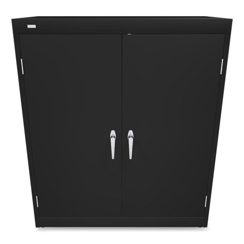 Image of HON® Assembled Storage Cabinet, 36w X 18d X 42h, Black
